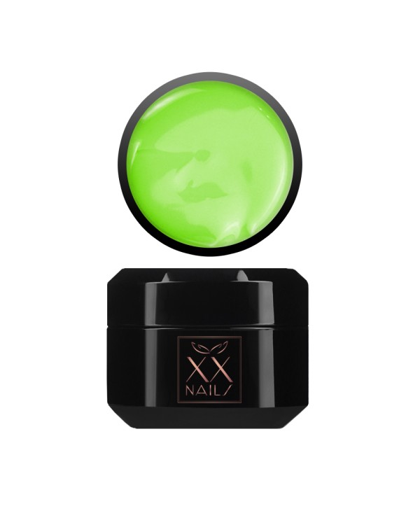Neon zöld építő zselé - Builder gel - 18 - 15 gr